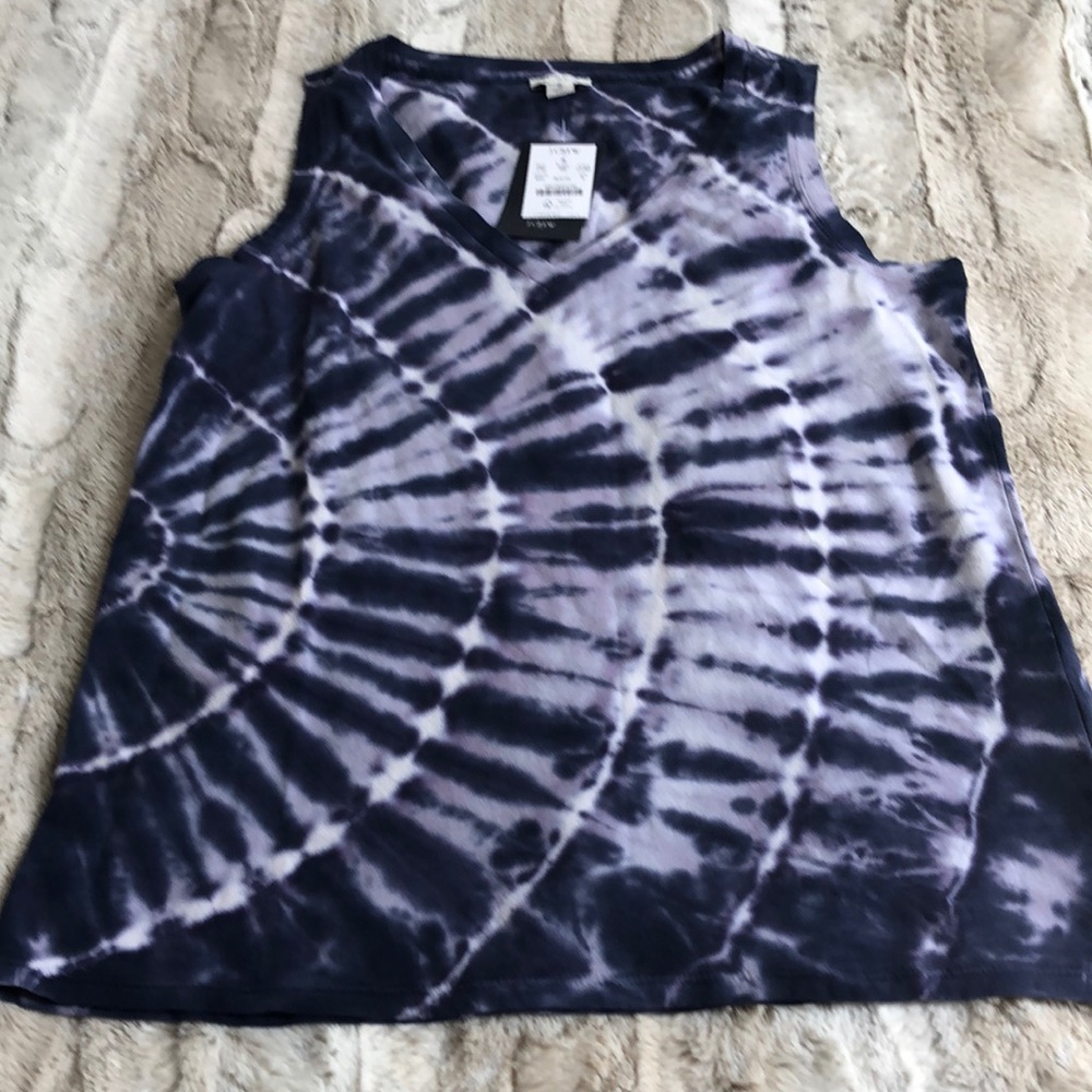 NWT J.CREW Tie-Dye Tank Top